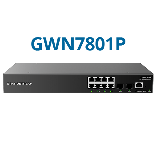 Grandstream GWN7801P 8‑Port PoE Switch
