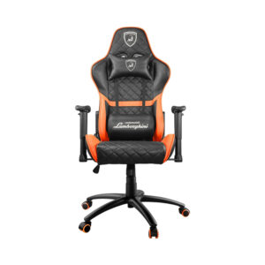 Silla Gamer Lamborghini Veneno Noctis – Negro/Naranja.