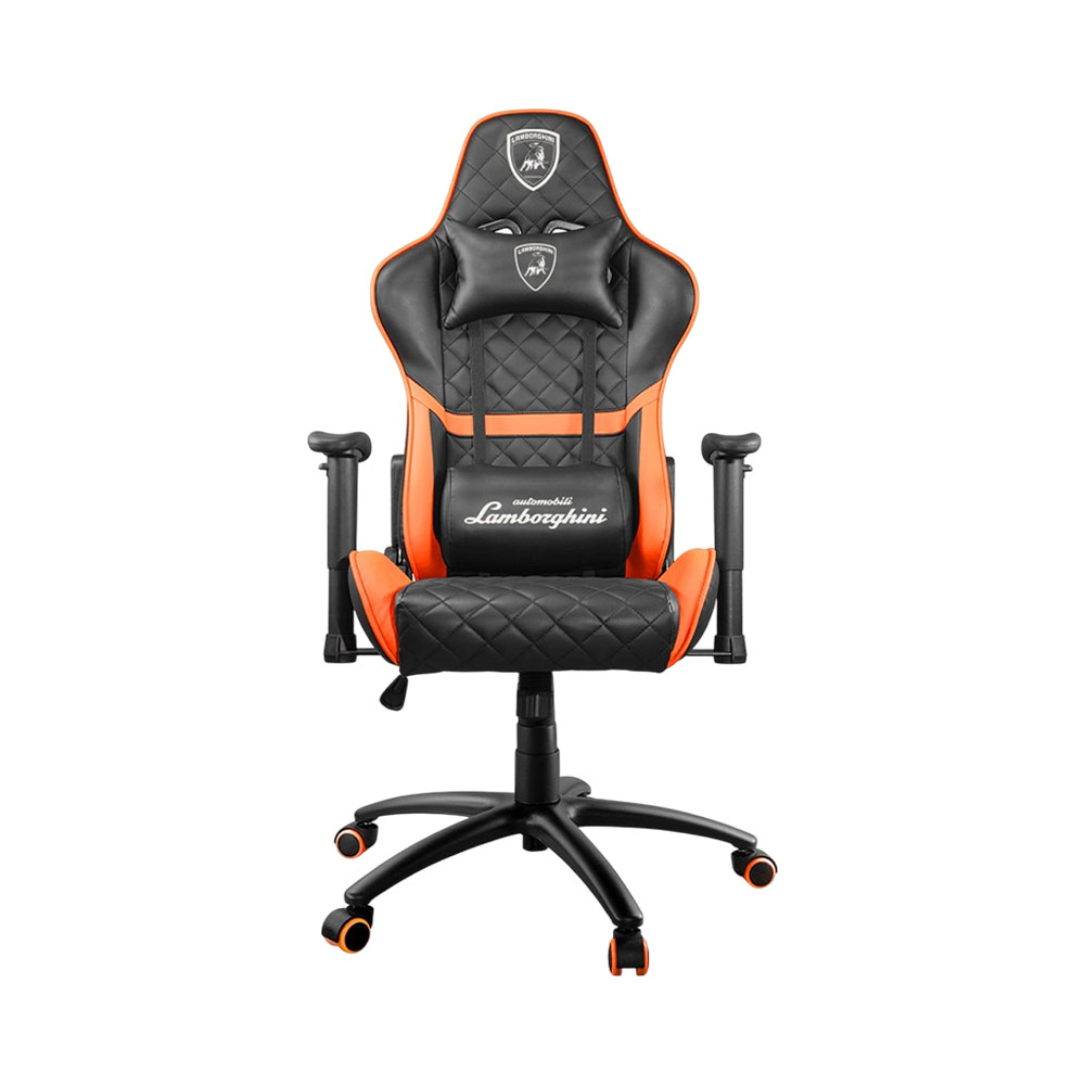 Silla Gamer Lamborghini Veneno Noctis – Negro/Naranja.